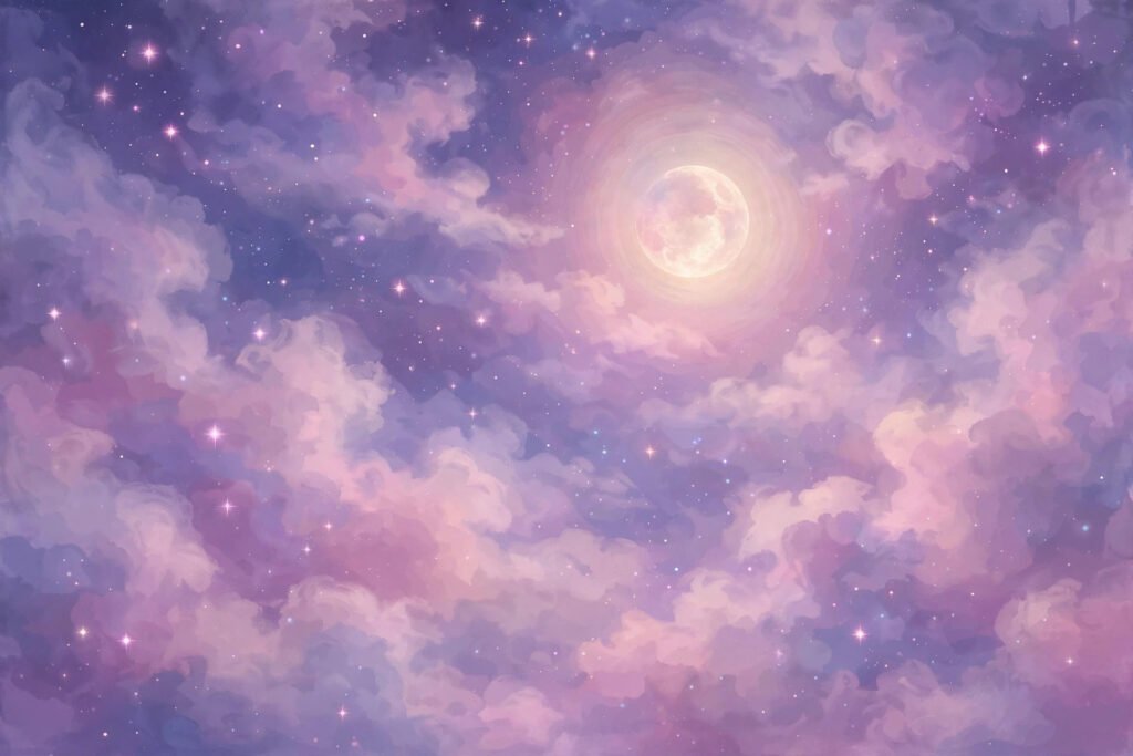 Dreamy night sky aesthetic for soft usernames