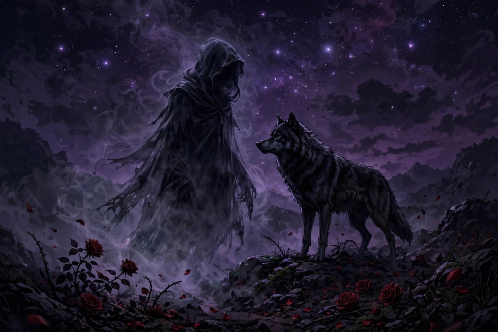 Ghost and wolf usernames with words in them, edgy dark handle ideas for TikTok and Discord