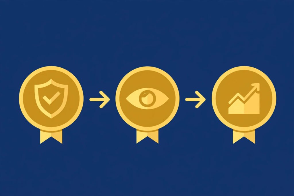 Infographic showing benefits of professional username ideas for trust and visibility