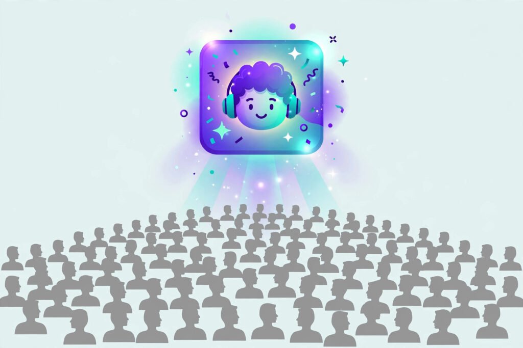 Illustration showing benefits of choosing unique usernames like memorable identity and personal brand growth