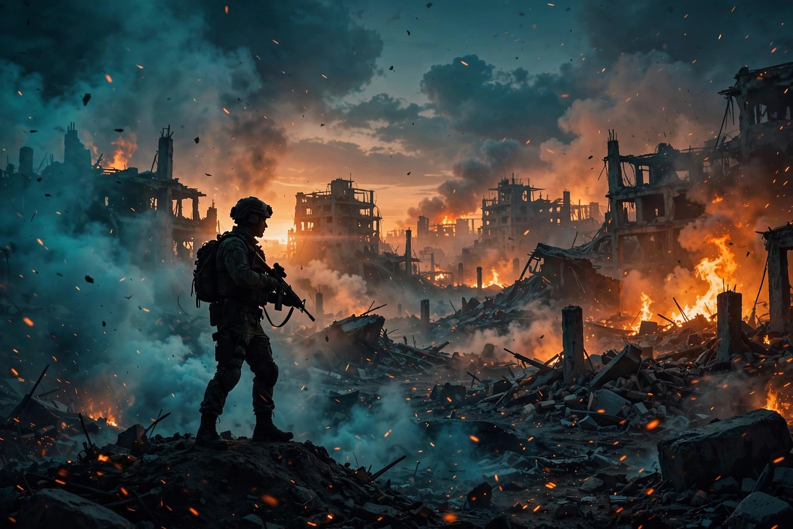 CoD username ideas featured image showing a tactical soldier in a warzone