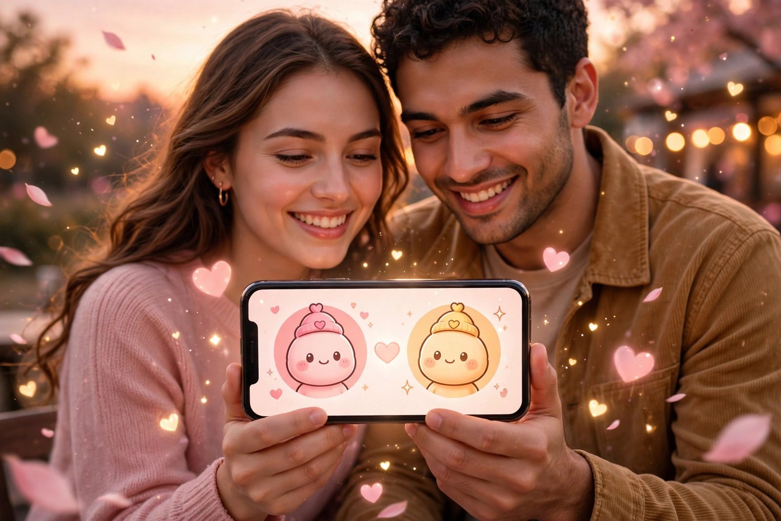 Matching usernames for couples on TikTok with a couple filming a dance video together