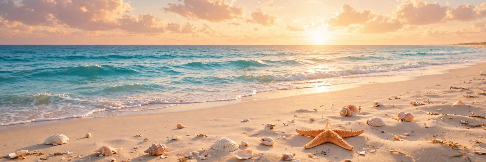 Golden sunset over ocean waves and sandy beach for ocean usernames