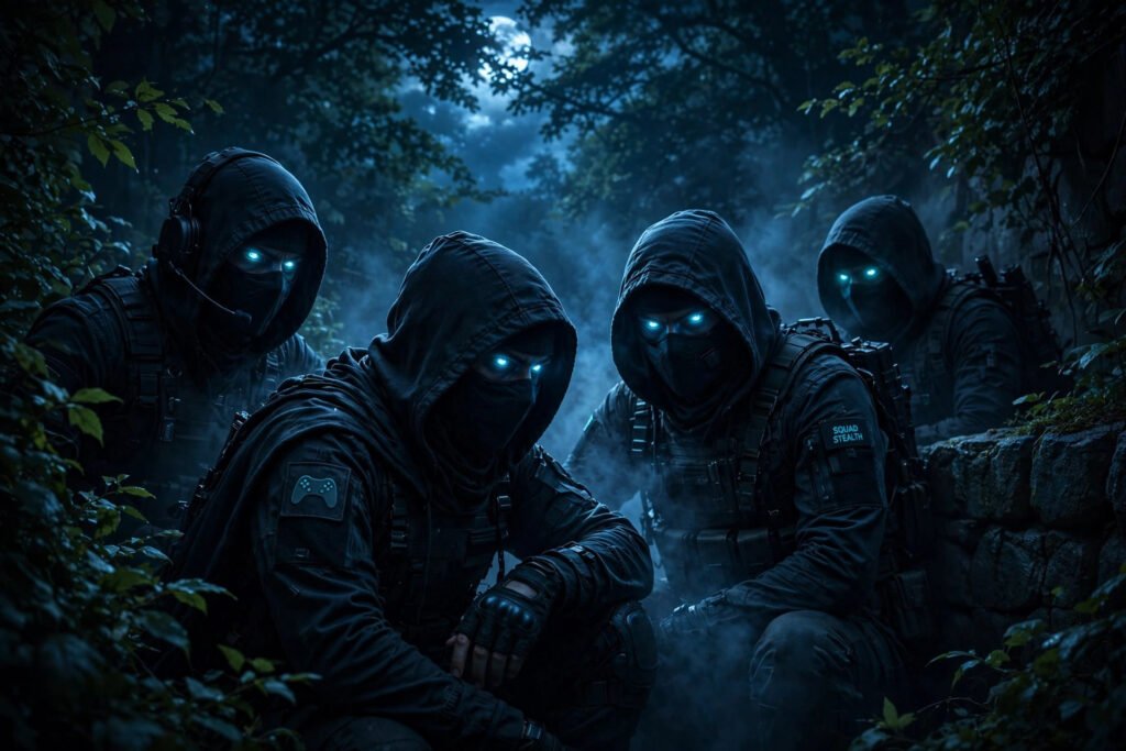 Cool clan names for stealth squads with shadow gaming theme