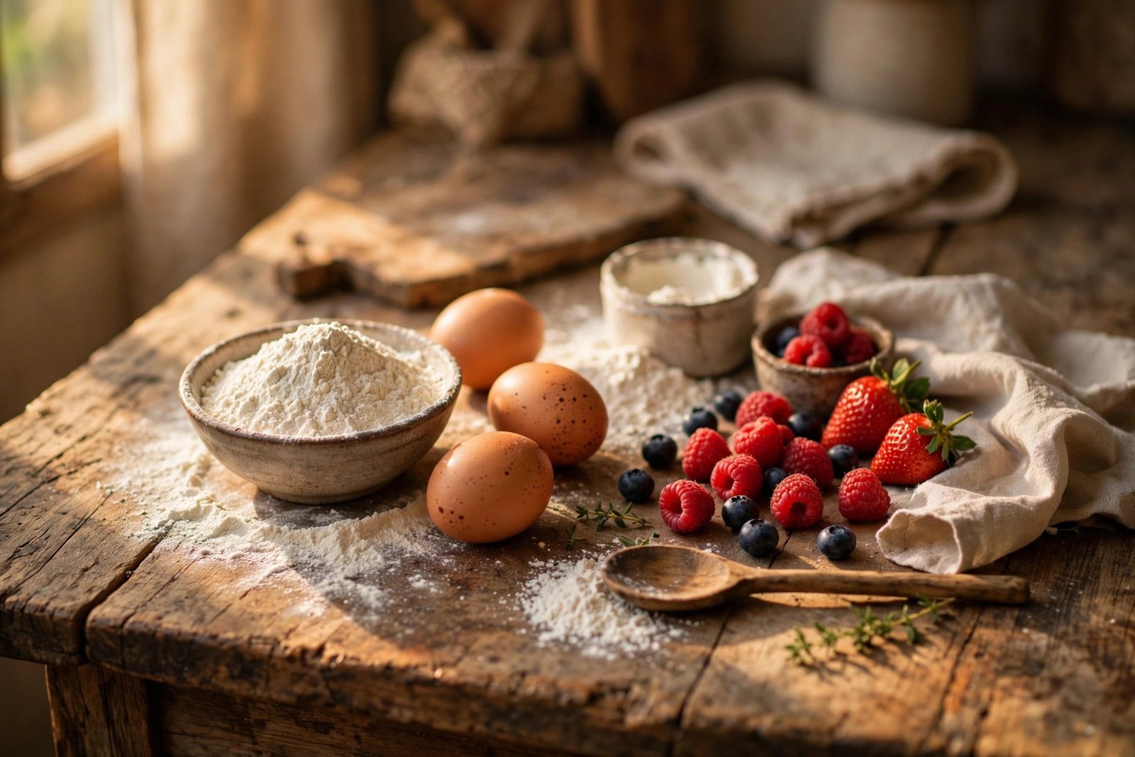 Cozy baking ingredients for sweet food usernames and dessert handles