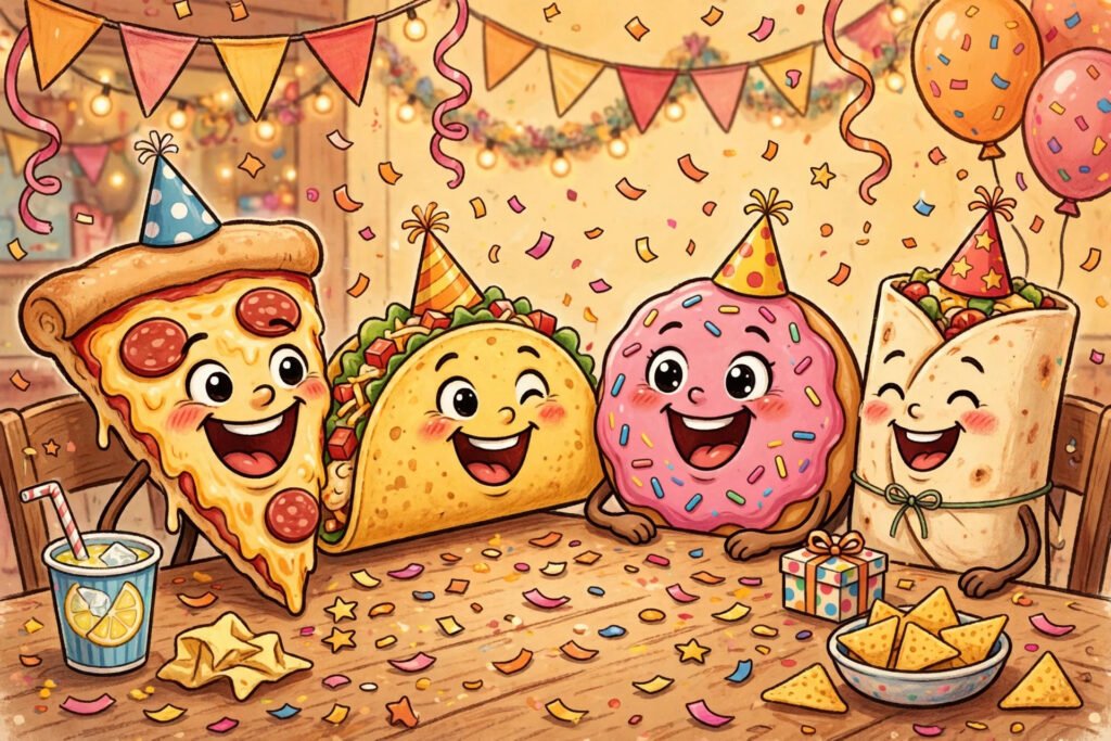 Funny food characters inspiring funny Discord usernames
