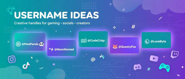 200 username ideas for Instagram, TikTok, Discord and gaming in 2026