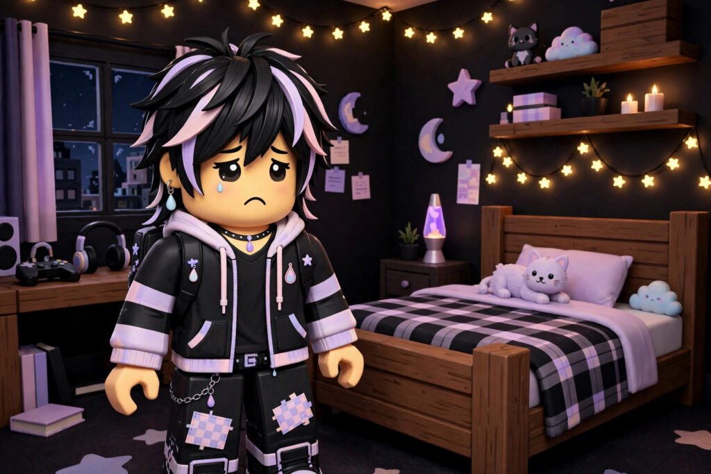 Cute aesthetic roblox emo usernames with pastel and soft dark styles